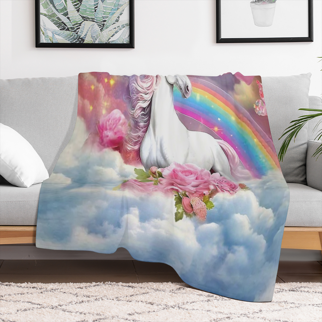 1pc Beautiful African Girls Thin Blanket - Lightweight Flannel Throw For Sofa, Bed, Travel, Camping, Livingroom, Office, Couch, Chair, And Bed - Digital Printing Fleece Blanket With Soft And Warm Flan
