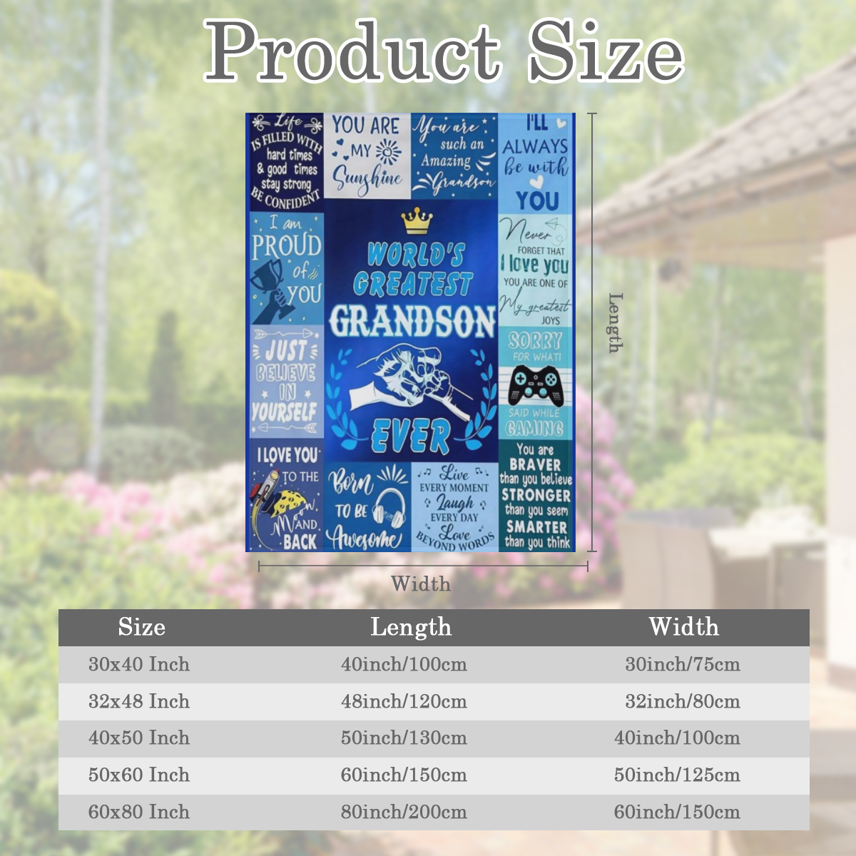 1pc blue patchwork pattern printed blanket, contemporary style blanket, soft and comfortable blanket, travel sofa bed, office home decoration, birthday gift blanket, boys, girls, adults, available in