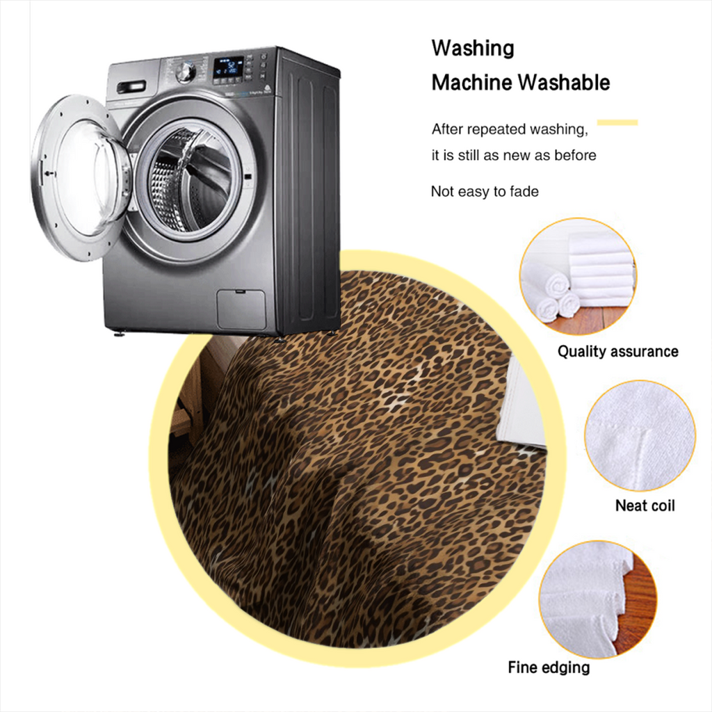 Leopard Print Blanket Fleece Throw For Bed Sofa Travel And Camping, Super Soft Cozy Fluffy Plush Cheetah Print Blanket For All Seasons 50"X60" (Dark Brown), Cozy Flannel Blanket - Multiple Sizes Avail