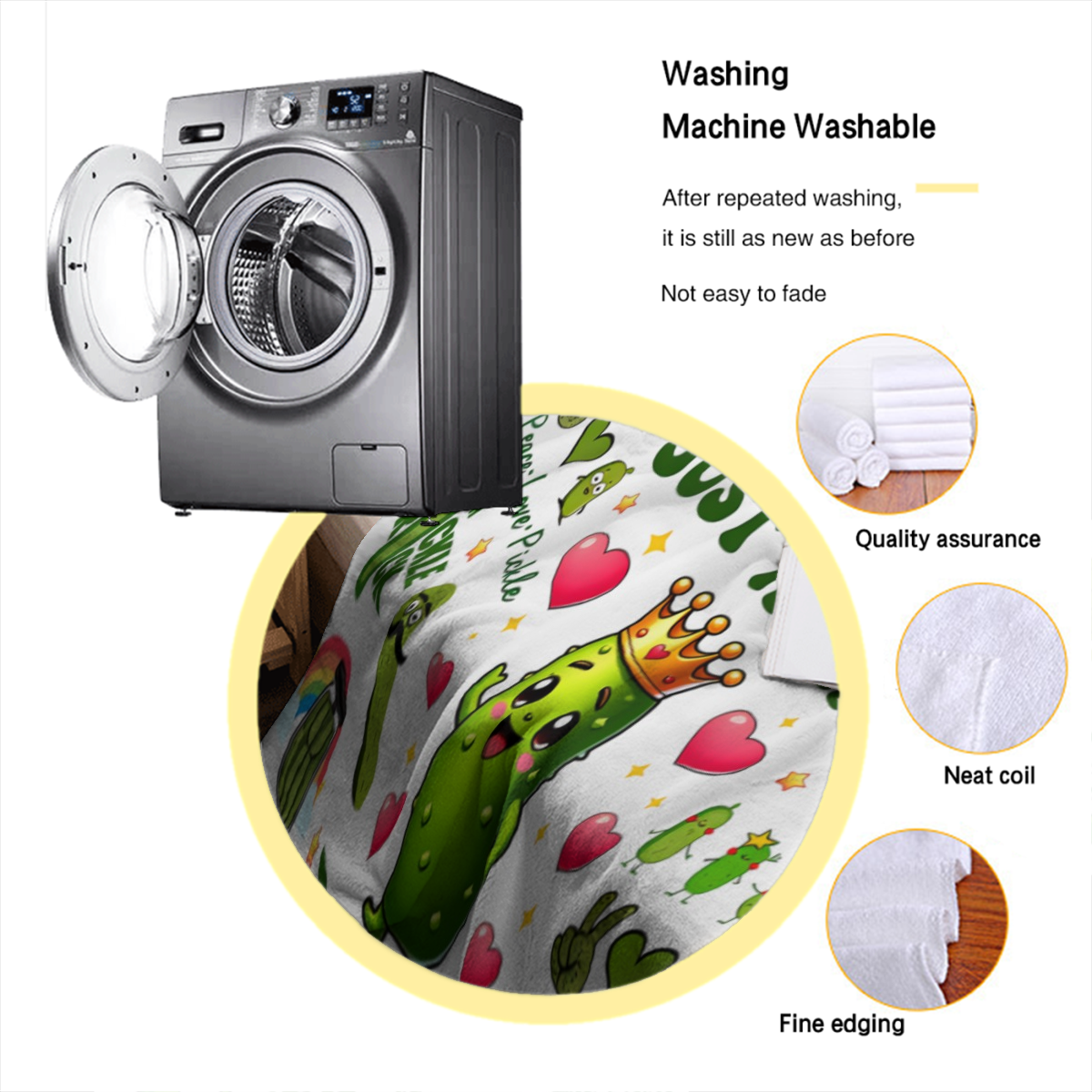 Funny Pickle Blanket Gifts For Women Men   Pickle Lovers,Flannel Pickles Throw Blankets Pickles Stuff Gifts For Birthday Christmas 50"X40" Bedroom Living Room Sofa Chair Bed  Super Cozy P Lightweight