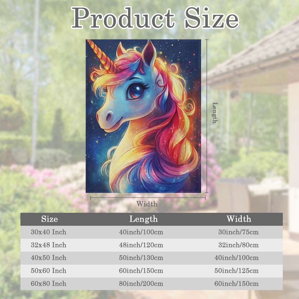 1pc Mythical Creature- Themed Plush Blanket - Soft and Cozy Knit Polyester Flannel Throw for Sofa, Bed, Travel - Lightweight, Warm Digital Printed Fleece for Living Room, Office, Chair - Ideal Gift fo