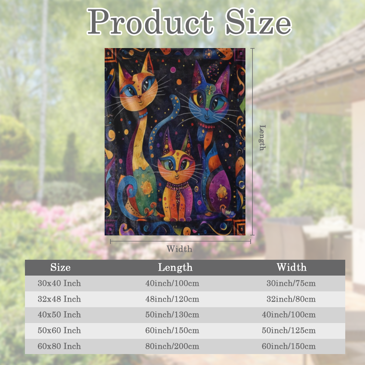 Cozy plush cat print shaggy blanket - soft, warm, versatile for sofas, beds, cars, offices, camping holiday gift ideas all year round