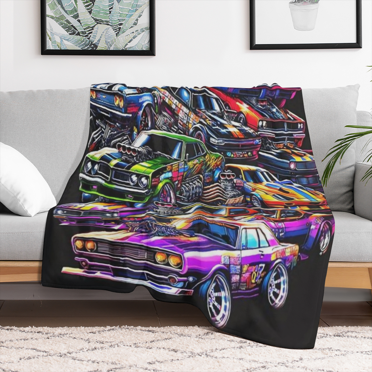 1pc Black Dinosaur Alphabet Thin Blanket Lightweight Flannel Throw Blanket For Sofa, Bed, Travel, Camping, Livingroom, Office, Couch, Chair, And Bed