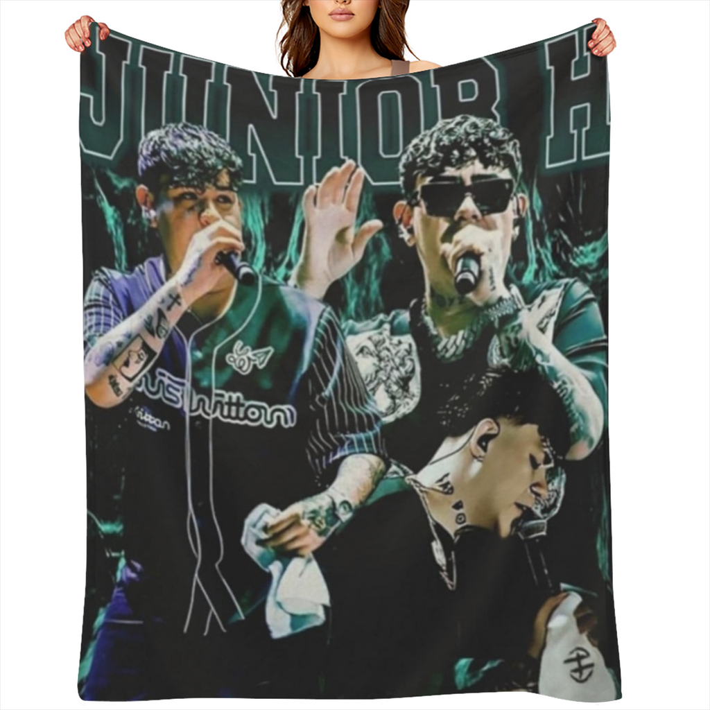 Manta de franela s¨²per suave para cantantes junior, c¨¢lida y acogedora para sof¨¢, cama y m¨¢s, 50"x40", 280GSM CozyFlannel MultiSizes, 4 tama?os disponibles