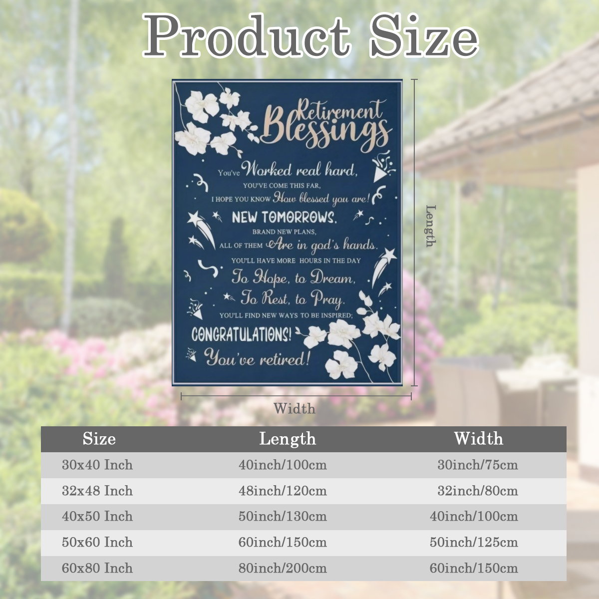 1pc Glam Style Polyester Retirement Gift Throw Blanket - All Seasons Woven Office Farewell Present for Dads, Nurses, Doctors, Colleagues - Red Happy Retirement Print CouchCarBedding Blanket