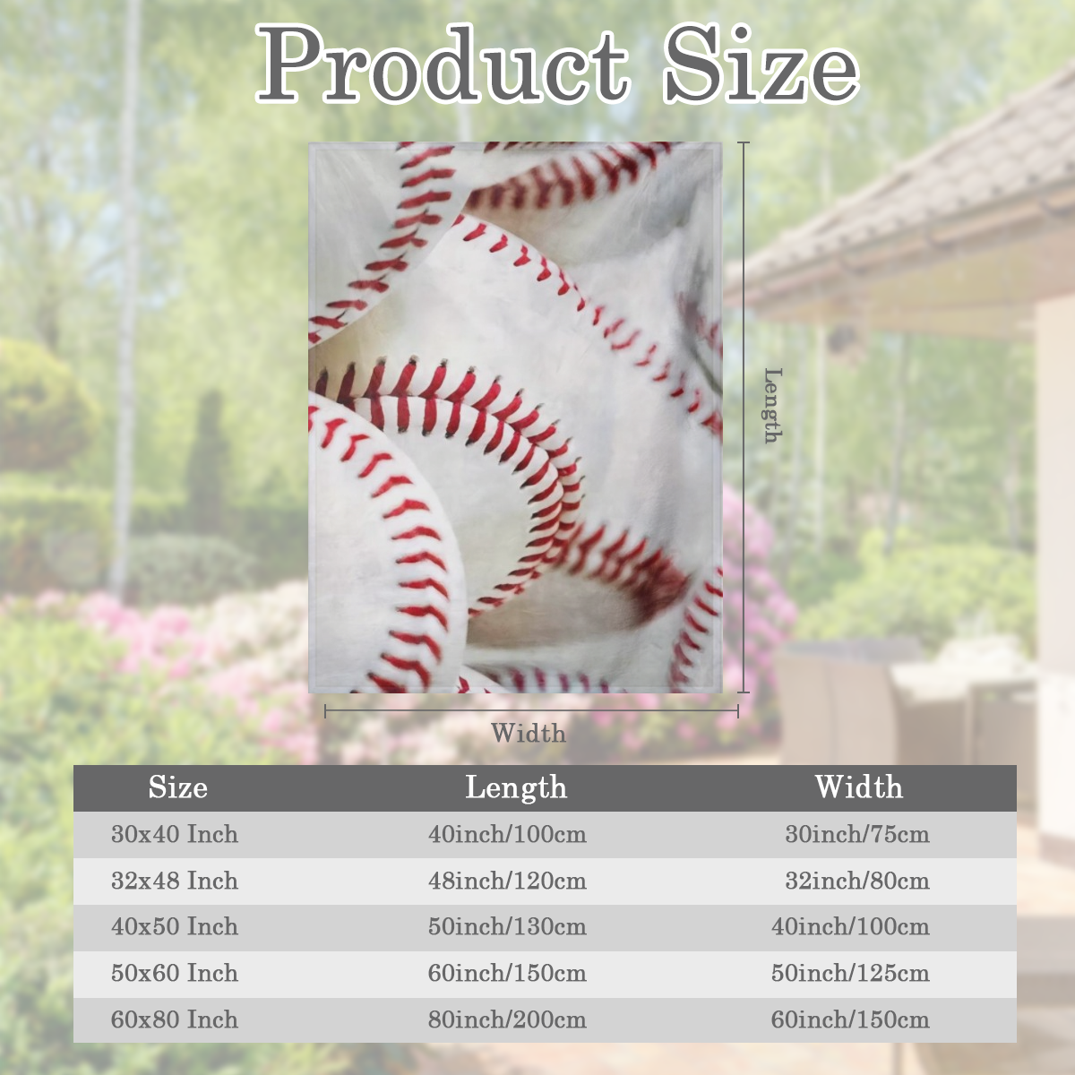 1pc Baseball Throw Blanket, Bed Blanket, Warm Cozy Soft Blanket For Couch Bed Sofa Office Camping