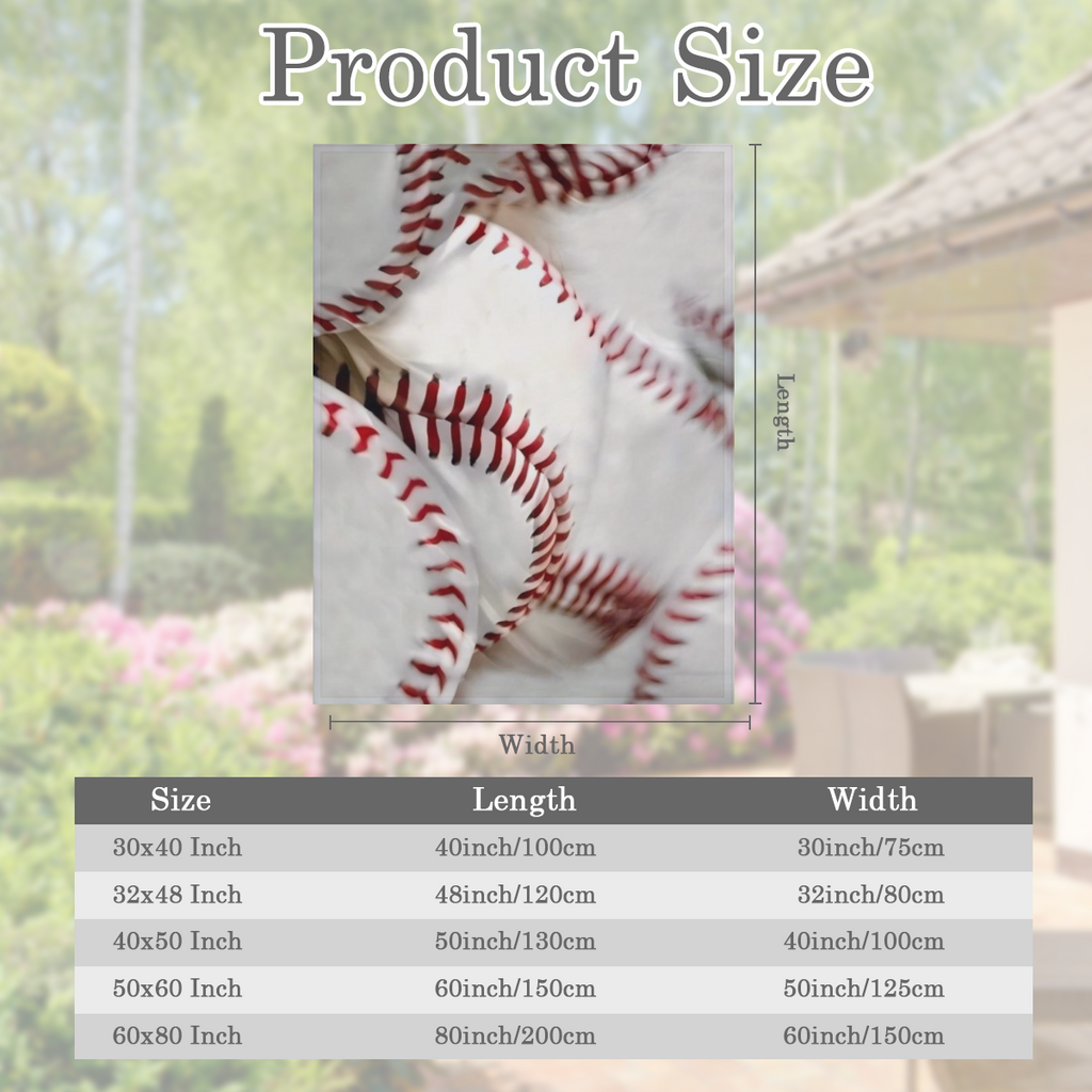 1pc Cozy Soft Blanket 1pc Baseball Throw Blanket Bed Blanket Warm Cozy Soft Blanket For Couch Bed Sofa Office Camping