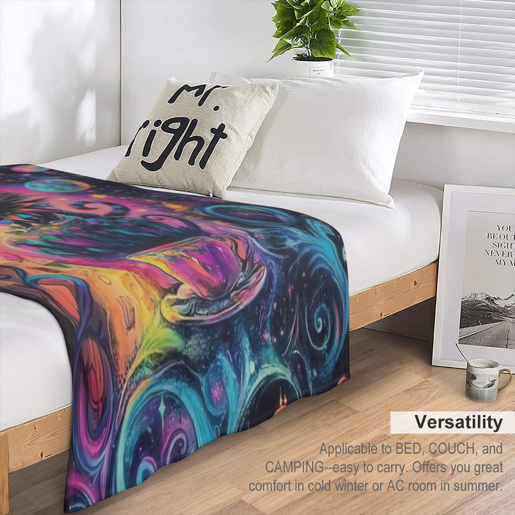 1pc Funny Blanket, Multifunctional Soft Outdoor Blanket - Great for Home Decoration, Outdoor Excursions, Valentine' S Day, Christmas, Thanksgiving, New Year' S Eve & More - An Amazing Gift