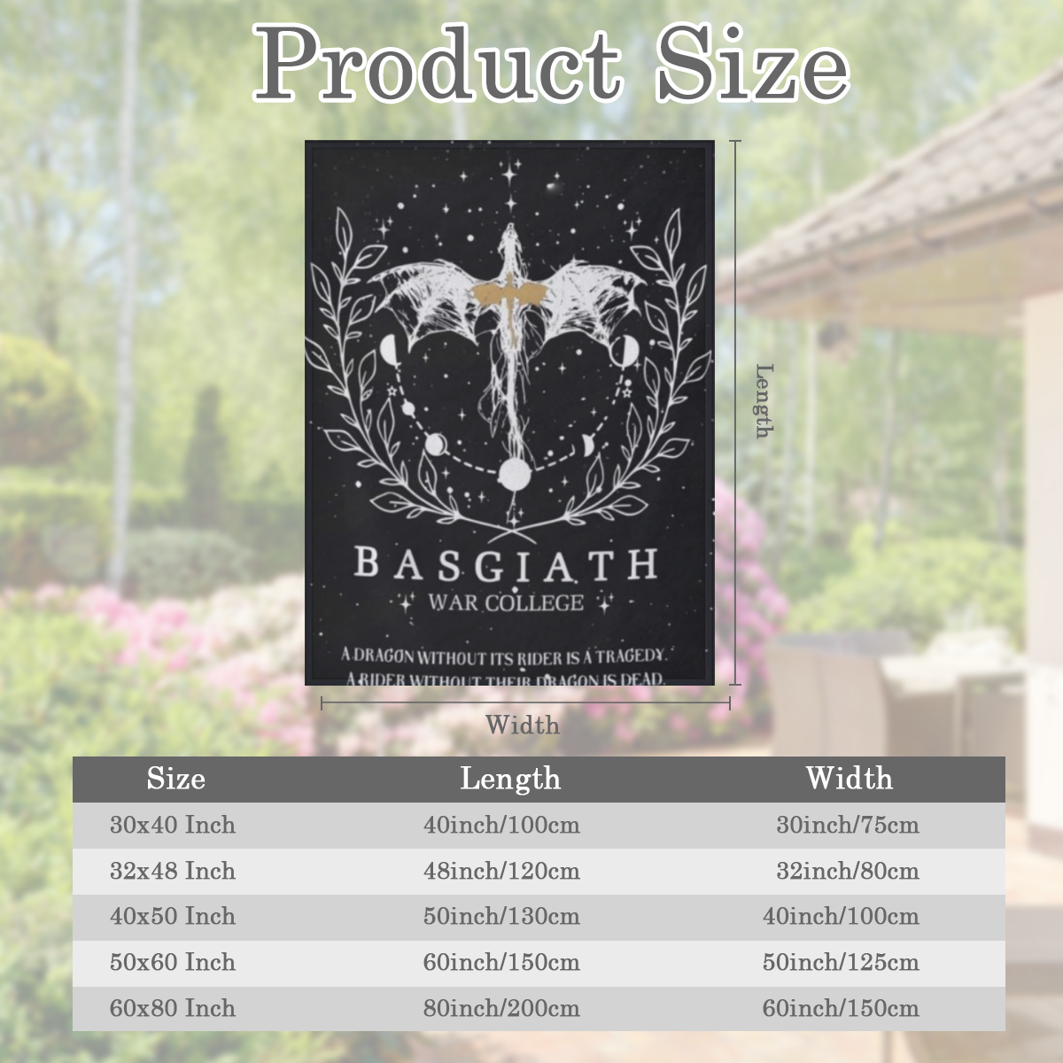 Basgiath Empyrean War College Dragon Fourth Rider Wing Throw Blanket Ultra- Soft 100 Polyester Flannel Black & White Fantasy Design with Celestial Motifs Ideal for Reading Nooks & Gifts All- Season Co