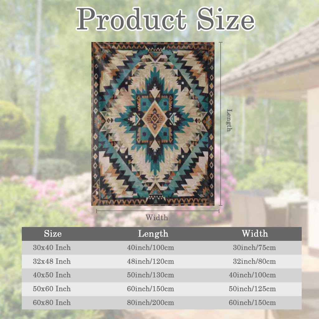 Vintage tribal print blankets: Warm, soft and comfortable for sofas, beds, cars, offices, camping and all seasons - perfect for gift-giving