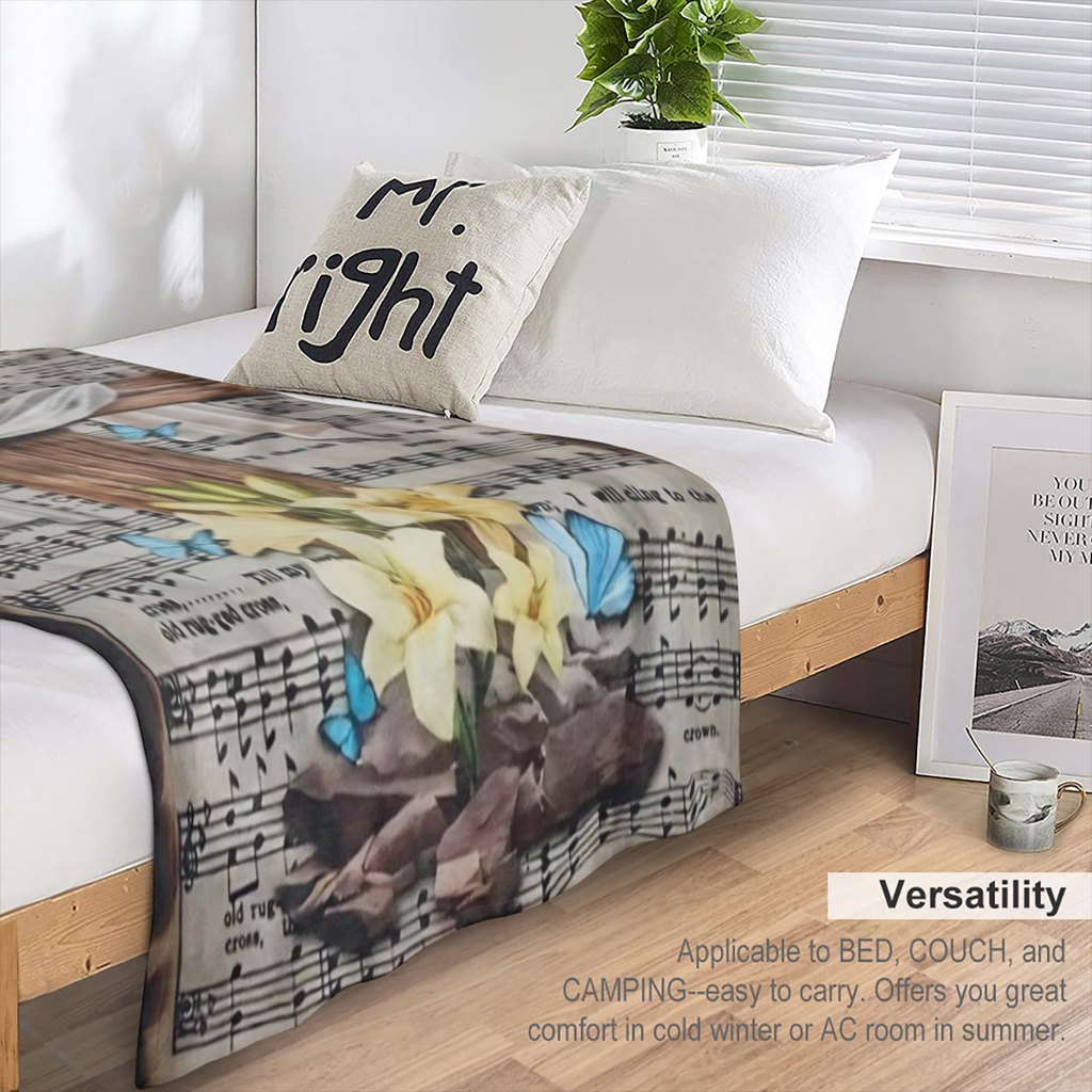 Cozy & Stylish Geometric Pattern Flannel Throw Blanket - Perfect Gift for Family & Friends, Versatile for All Seasons, Machine Washable