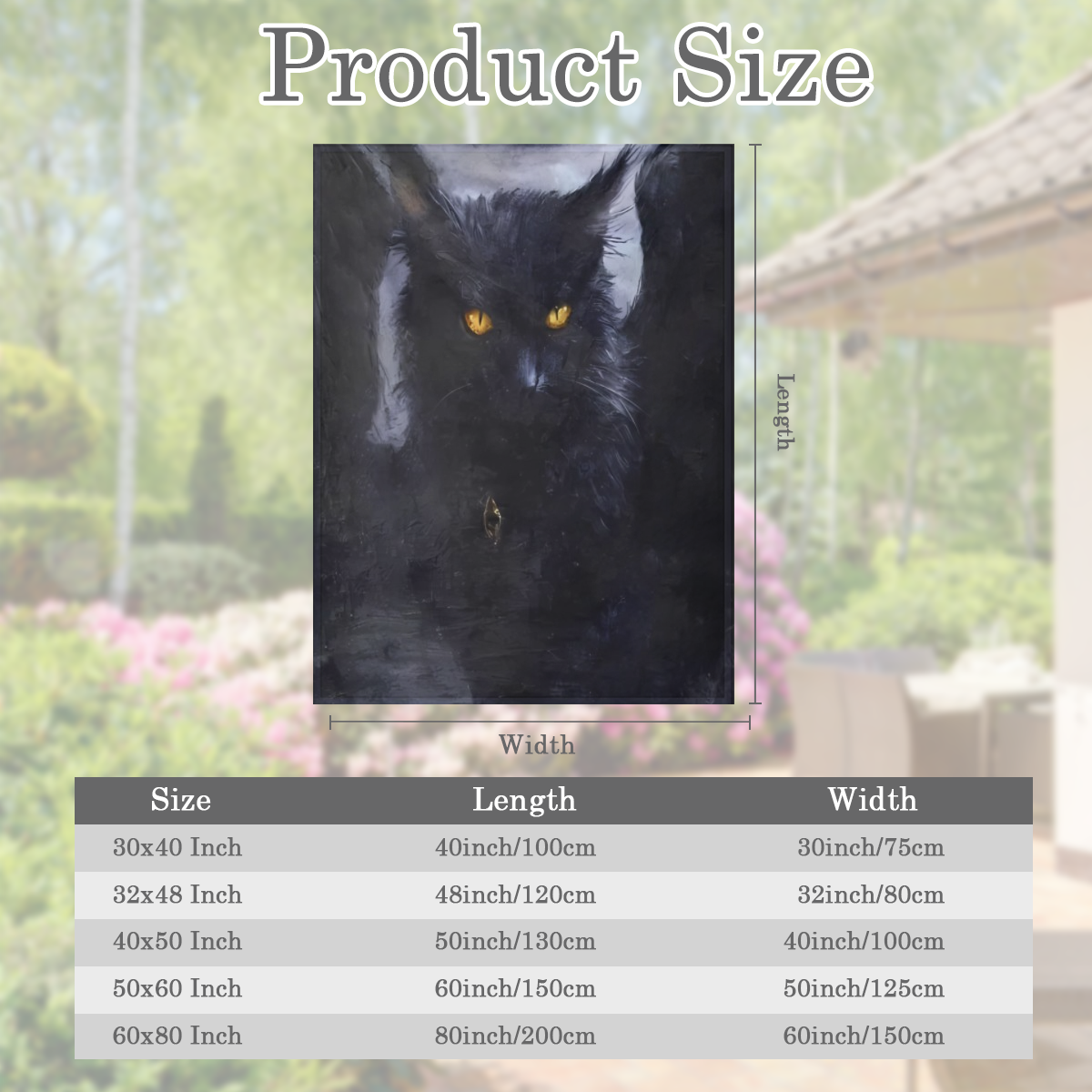 1pieza Gato Negro Poderoso Manta de Franela Estampada - Muy Suave, C¨®moda y C¨¢lida para Hogar, Oficina, Picnic, Viaje - Gran Regalo para Familiares y Amigos