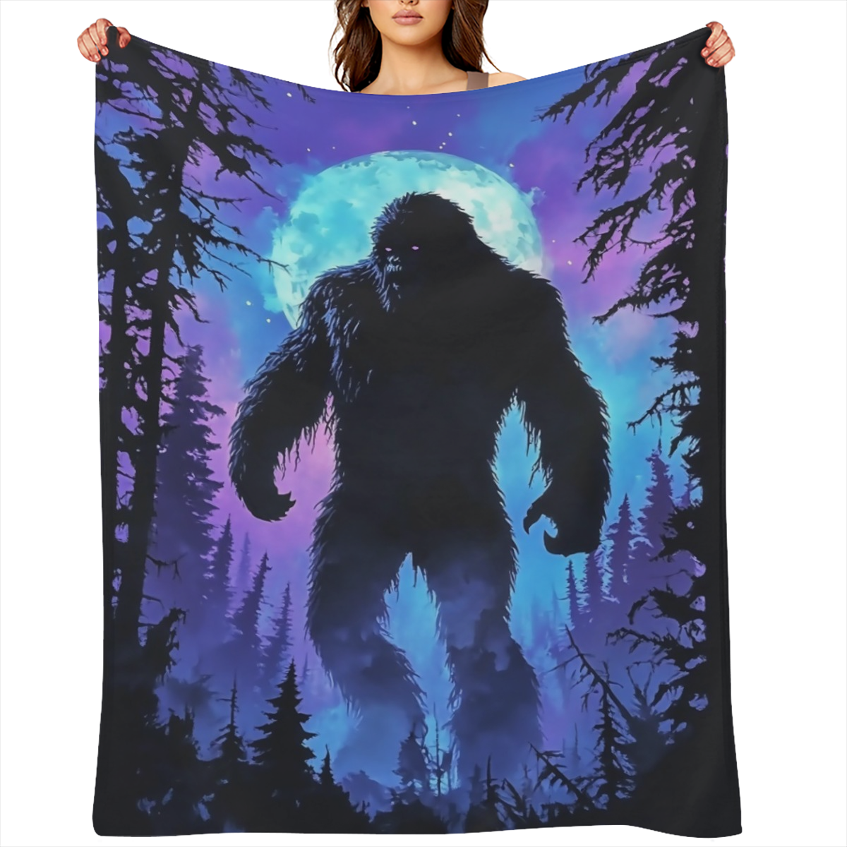 1pc Funny Blanket, Soft Blanket - Great for Home Decoration, Outdoor Excursions, Valentine' S Day, Thanksgiving, Christmas