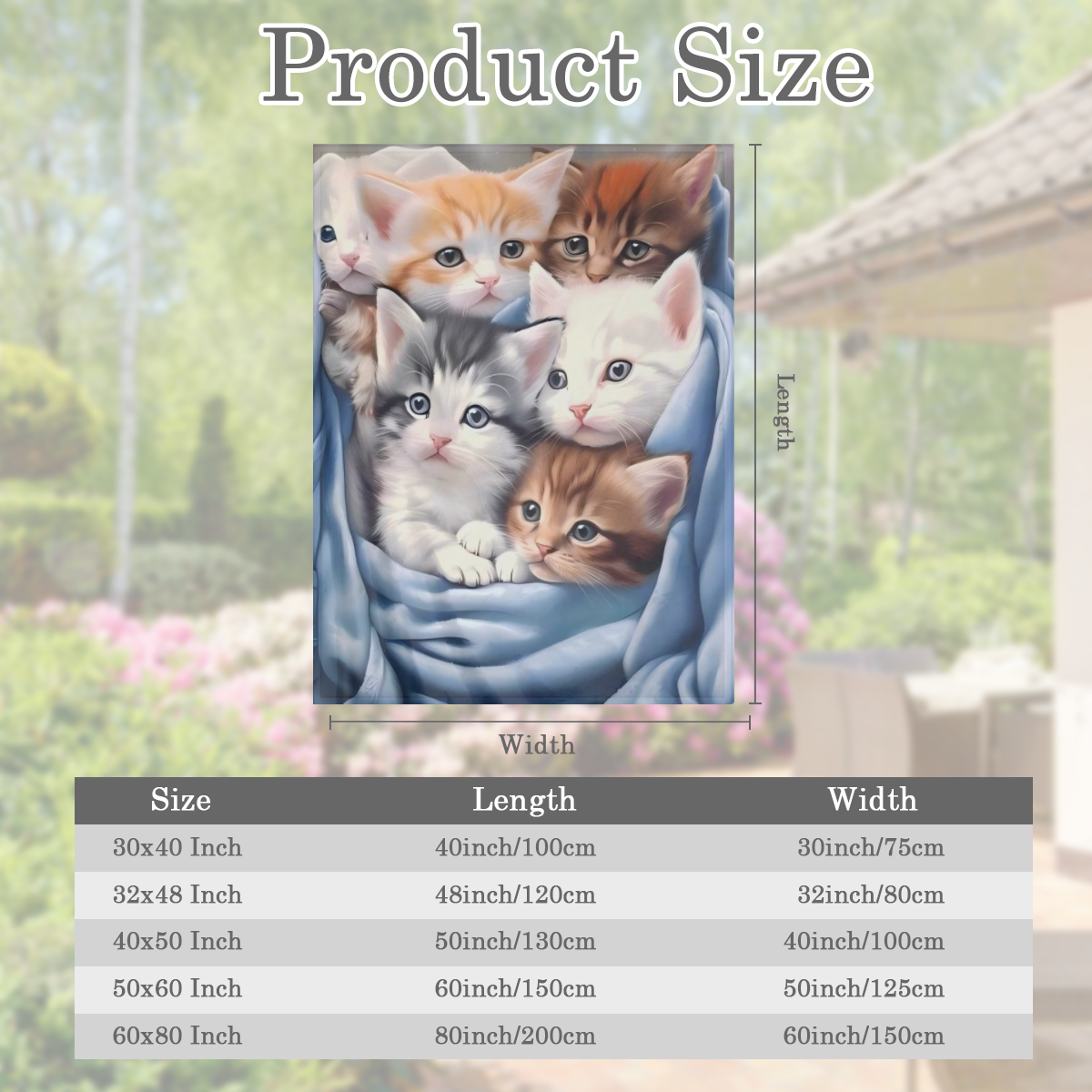 Ultra-Soft Micro Fleece Throw Blanket - Cozy Lightweight Perfect for Sofa Bed Travel Camping Office Chair - Cute Cat Design All-Season Comfort 24.69oz White
