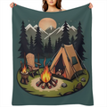 Cozy Bohemian Pattern Soft Warm 100 Polyester Machine Washable Perfect Gift for Friends Family Ideal for Napping Camping Travel and Home Decor 119