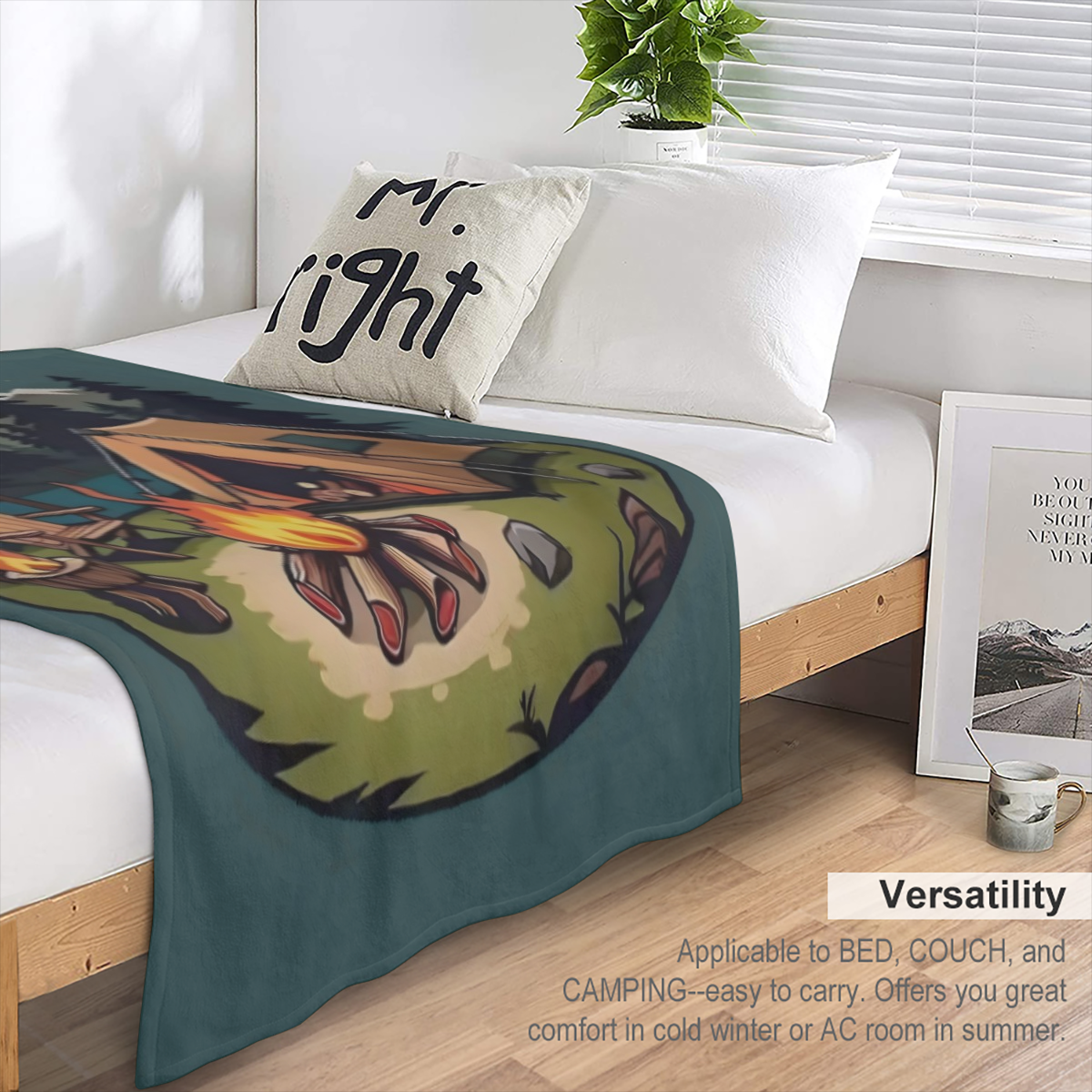 Cozy Bohemian Pattern Soft Warm 100 Polyester Machine Washable Perfect Gift for Friends Family Ideal for Napping Camping Travel and Home Decor 119