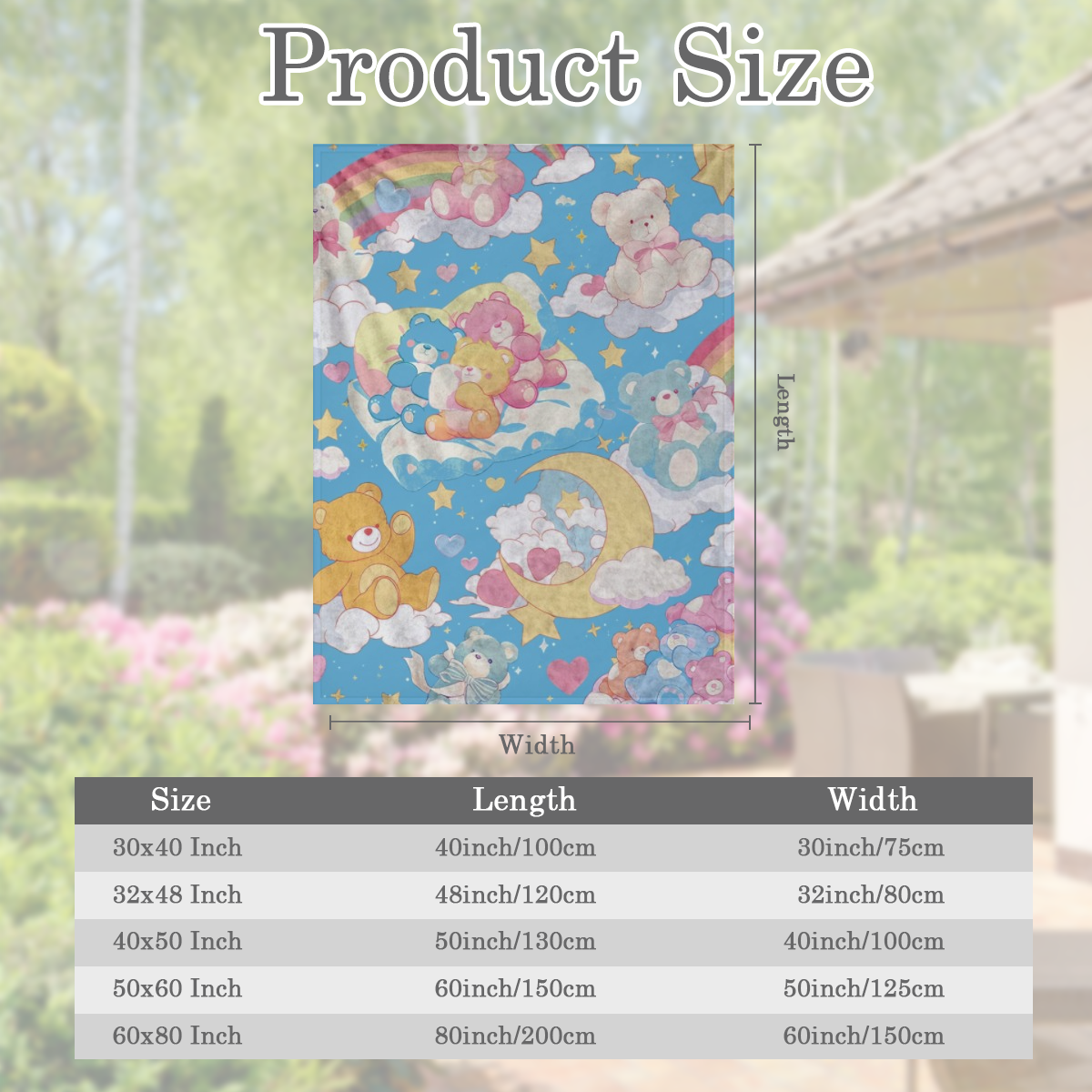 Bear Blanket, Soft Vintage Blanket for Kids and Adults, Cozy Bear Blanket Gift for Girls, Warm Flannel Throw Blanket for Bed, Sofa, Holiday, Birthday