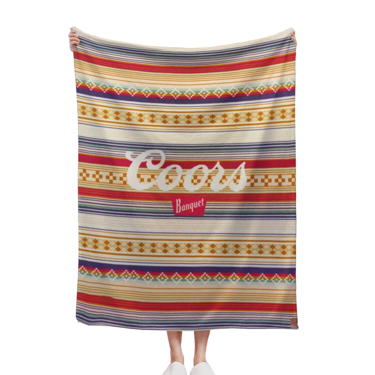 Flannel blanket  Rocky Plush Fleece Throw Blanket | Coors Banquet x Slowtide