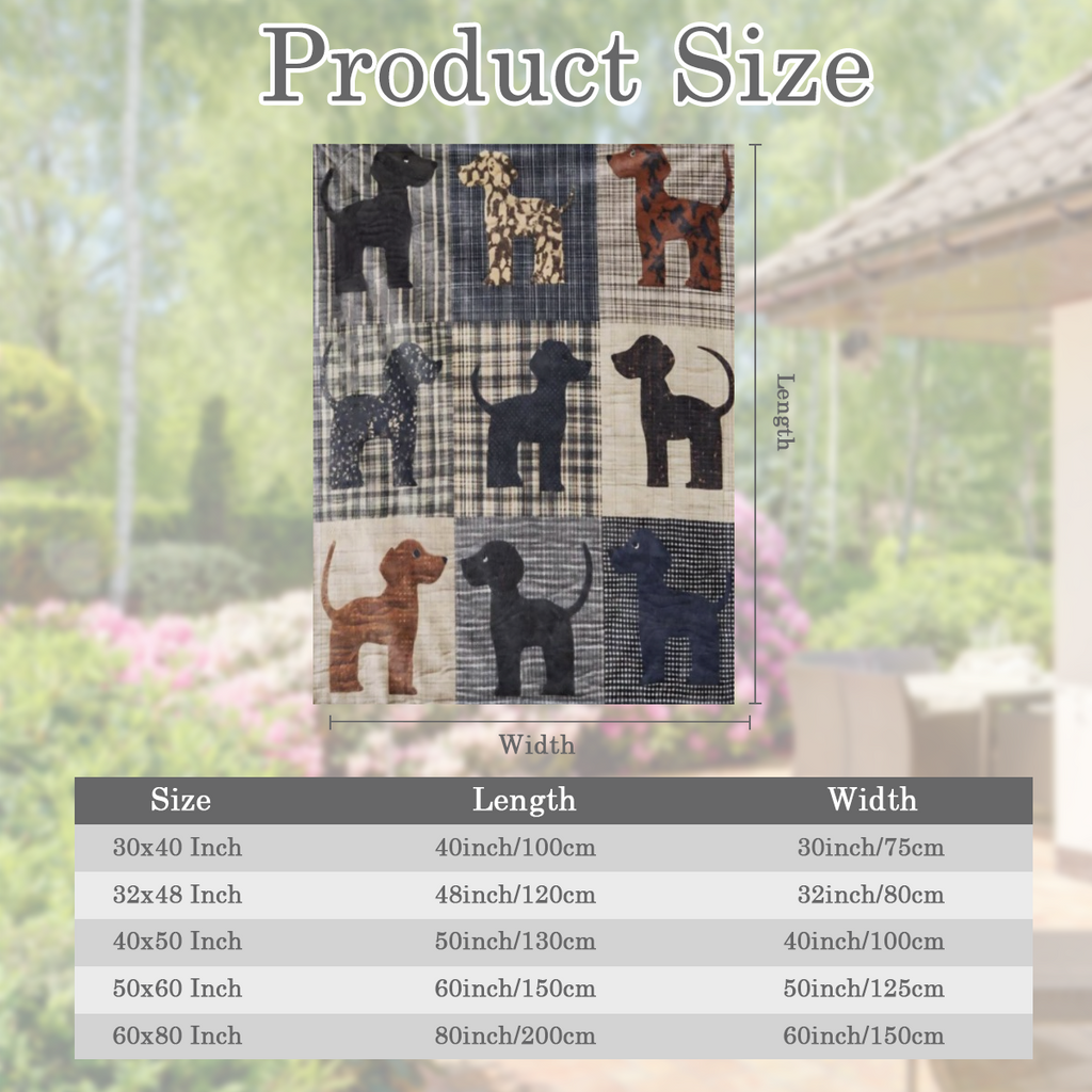1 vintage dog print flannel blanket, a comfortable soft blanket for all seasons, suitable for sofas, beds, offices, camping, travel - hand- knitted polyester, digital print, 250- 300gm2