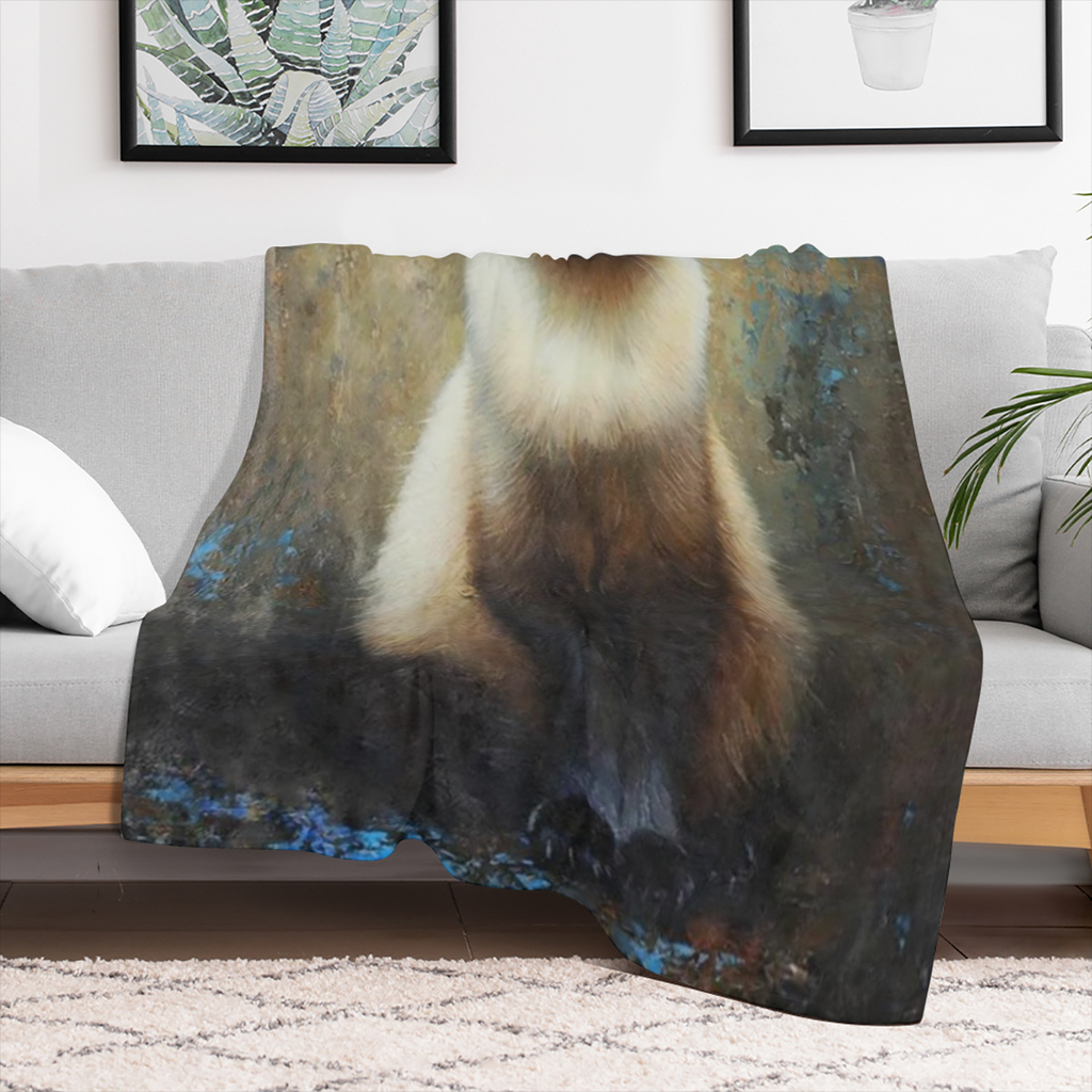 1pc Siamese Cat Print Fleece Throw Blanket, Mixed Colors, Knitted Polyester, Digital Print, All- Season, Anti- Tear, Versatile for Home, Beach, Camp, Sofa, Pet, Office, Living Room Decor, Gift for Afr