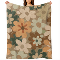 Beautiful Flower Blanket Throw Blanket - Soft, Warm, and Cozy Flannel Blanket for All - Lightweight Antipilling Plush Blanket for Sofa, Office, Travel, and Outdoor Use - 50X60 Inches