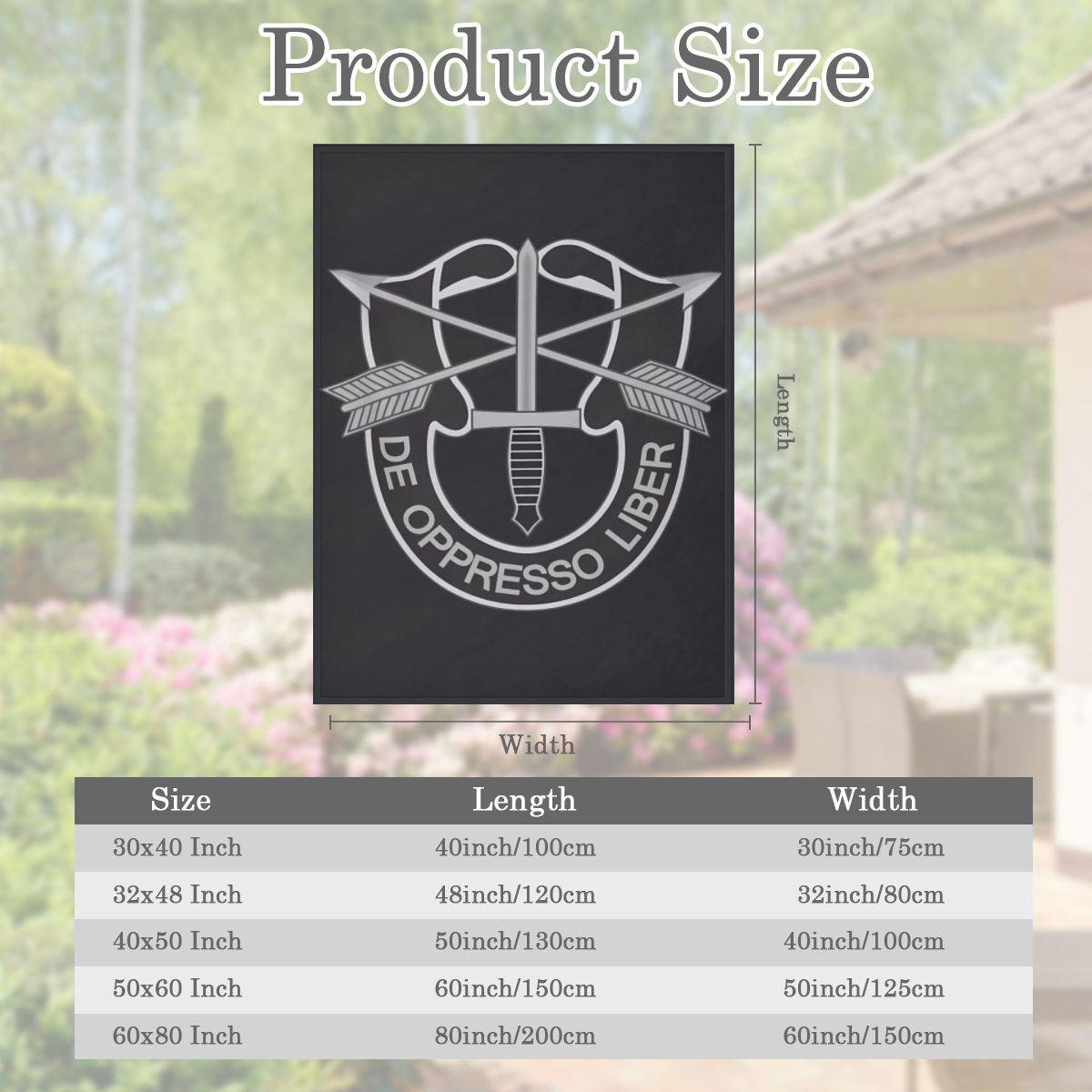 1 Army Special Forces Insignia Printed Polyester Fleece Blanket - Soft, Warm, Luxurious Flannel for Sofa, Bed, Camping, Travel - Ideal for Military Lovers and Holiday Gifts