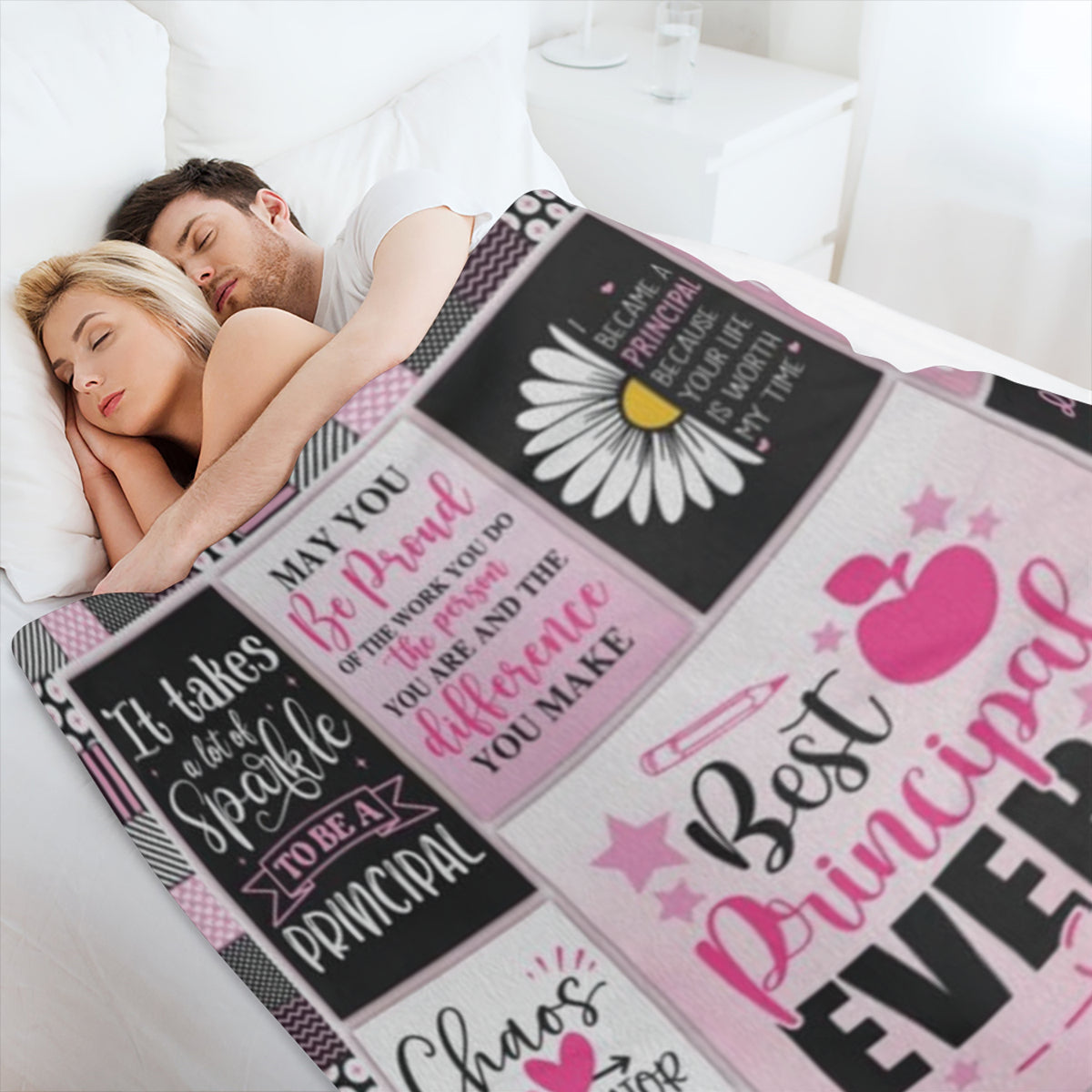 Principal Gifts for Women, Principal Appreciation Gifts for Womem, Gifts for Principal Appreciation, Best Principal Gifts, Birthday Retirement Gift for School Principal Throw Blanket 60X50