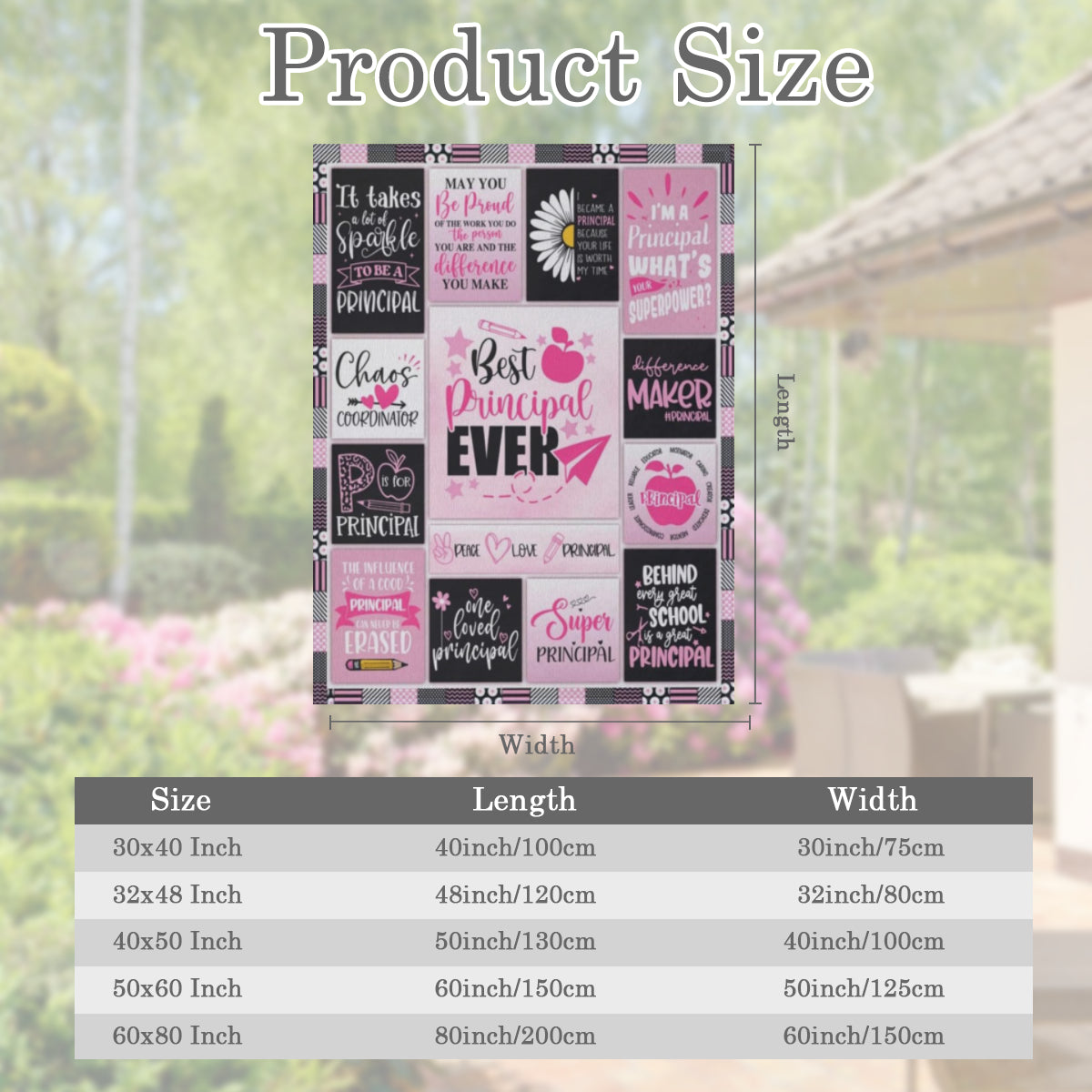 Principal Gifts for Women, Principal Appreciation Gifts for Womem, Gifts for Principal Appreciation, Best Principal Gifts, Birthday Retirement Gift for School Principal Throw Blanket 60X50