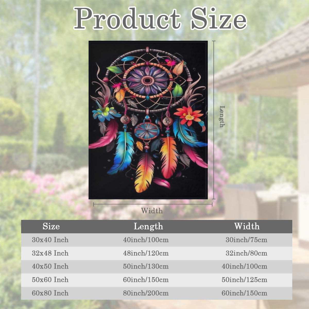 Dream Catcher Polyester Blanket - Large Soft and Warm Multipurpose Sofa Sofa Office Bed Camping Travel Blanket 100 Polyester Ideal Creative Gift for All Seasons