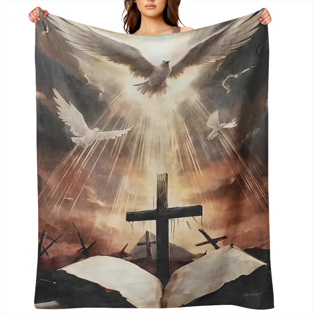 Anime themed Polyester Flannel Fleece Throw Blanket Cozy