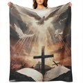 Anime themed Polyester Flannel Fleece Throw Blanket Cozy