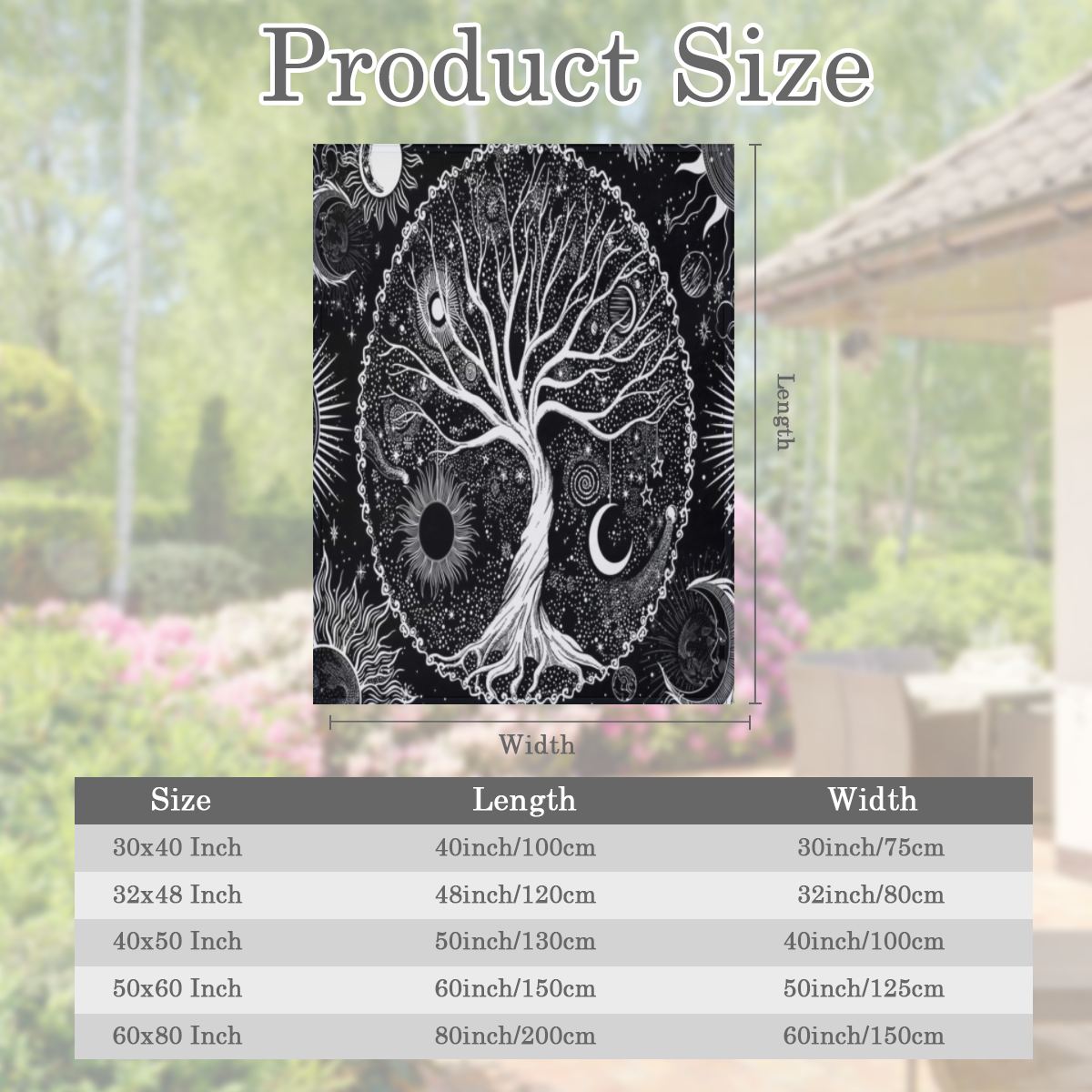 1pc Cozy Tree of Life Printed Flannel Blanket - Soft Warm Throw Blanket for Couch Sofa Office Bed Camping Travelling - Multi- Purpose Holiday Gift with Black and White Design for Ultimate Comfort and