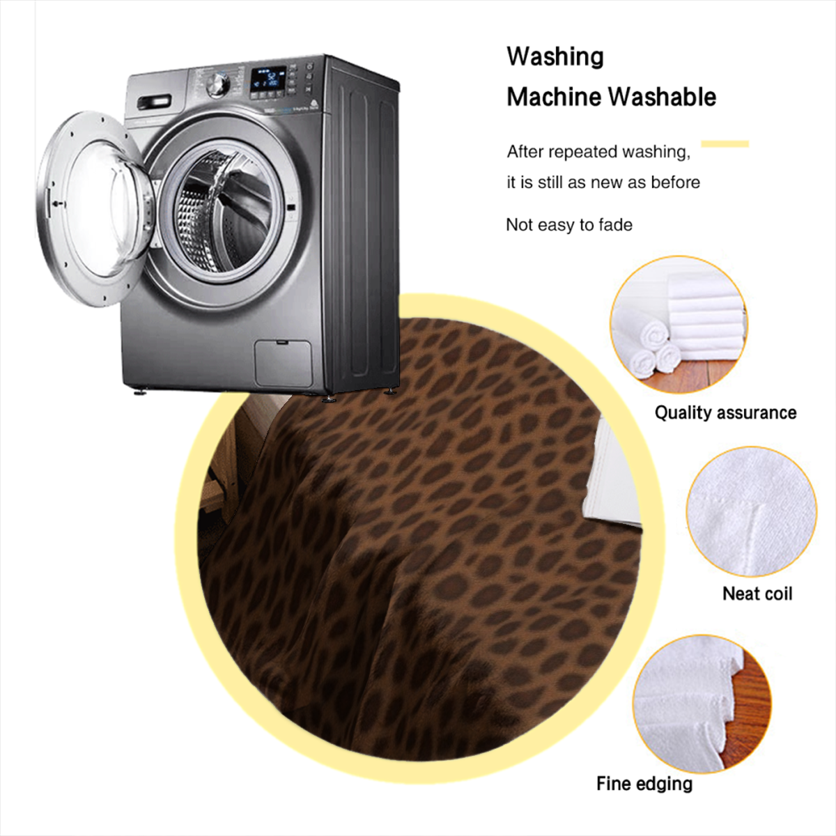 1pc Leopard Print Faux Fur Double Layer Warm Blanket, Soft And Smooth Faux Animal Fur Texture, Reversible Plush Throw Blanket For Home, Living Room, Bedroom, Sofa, All Season Multipurpose Coverlet To
