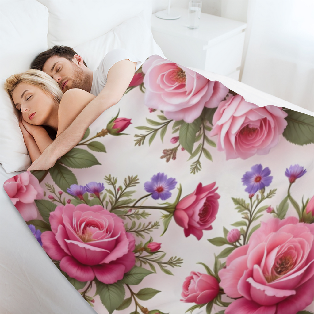 Contemporary Fantasy Dragon Print Flannel Throw Blanket - Digital Printed Polyester, Versatile for All Seasons, Cozy & Soft for Home, Office, Picnic & Travel - Purple, sm, 1pc