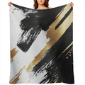 Abstract African Black African Blanket Gifts for Adults Modern Painting Art African Theme Star PrintsThrow Blanket for - Colorful Soft Fuzzy Blankets for Couch, Sofa Bed