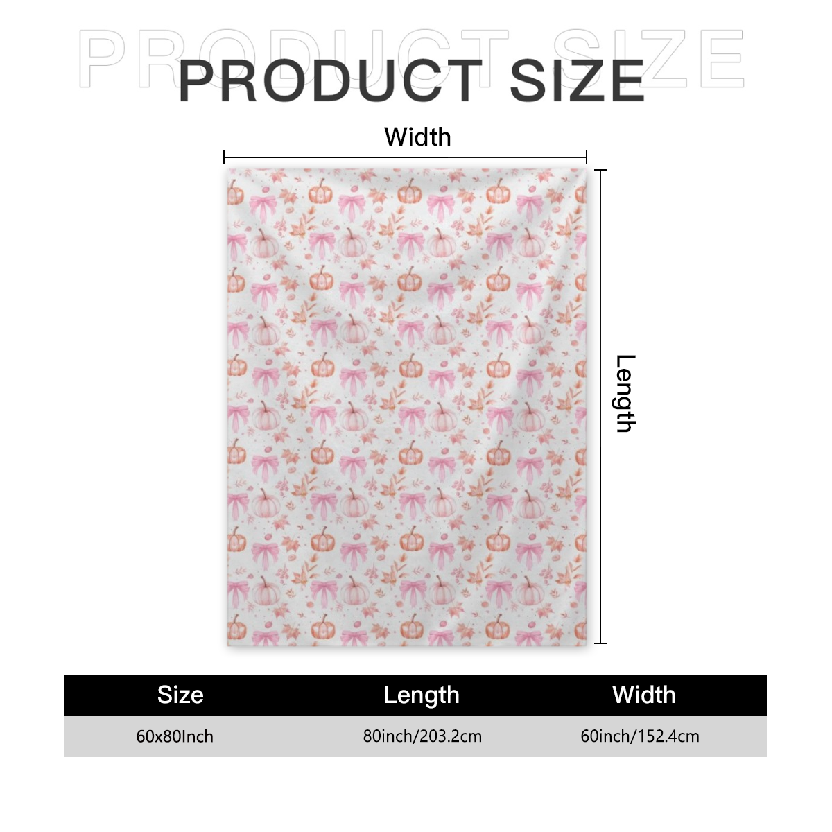 1pc 280GSM Cozy Pink Pumpkin & Leaf Flannel Plush Blanket - Soft Velveteen All-Season Throw, Oversized Fall Decor for Bed, Couch, Dorm | Machine Washable, -Pilling, 30x40 to 60x80 Inch Sizes | Contemp