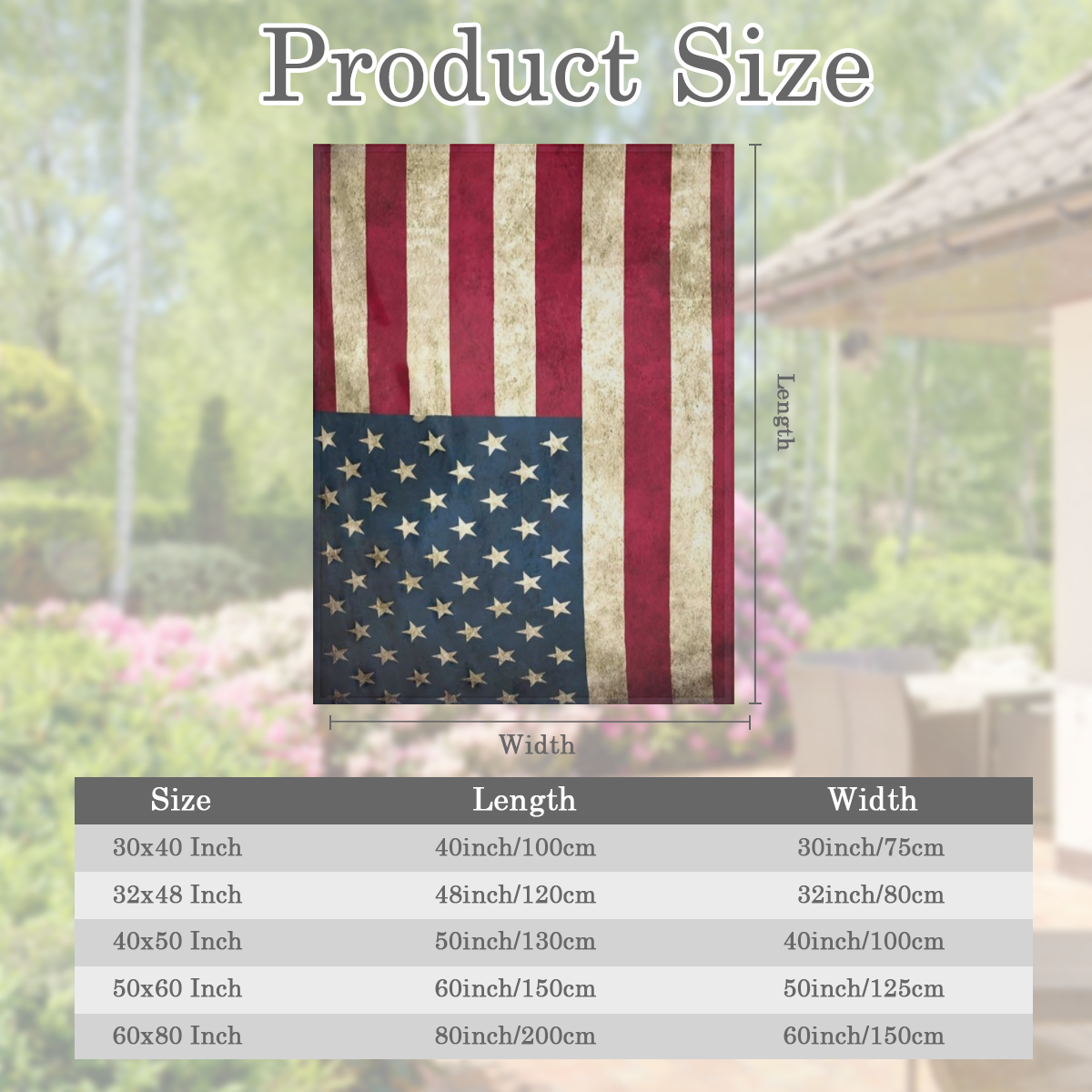 Cozy Patriotic All Season Throw Blanket Easy Care, Stain & Tear Resistant, Perfect for Sofa, Bed & Travel