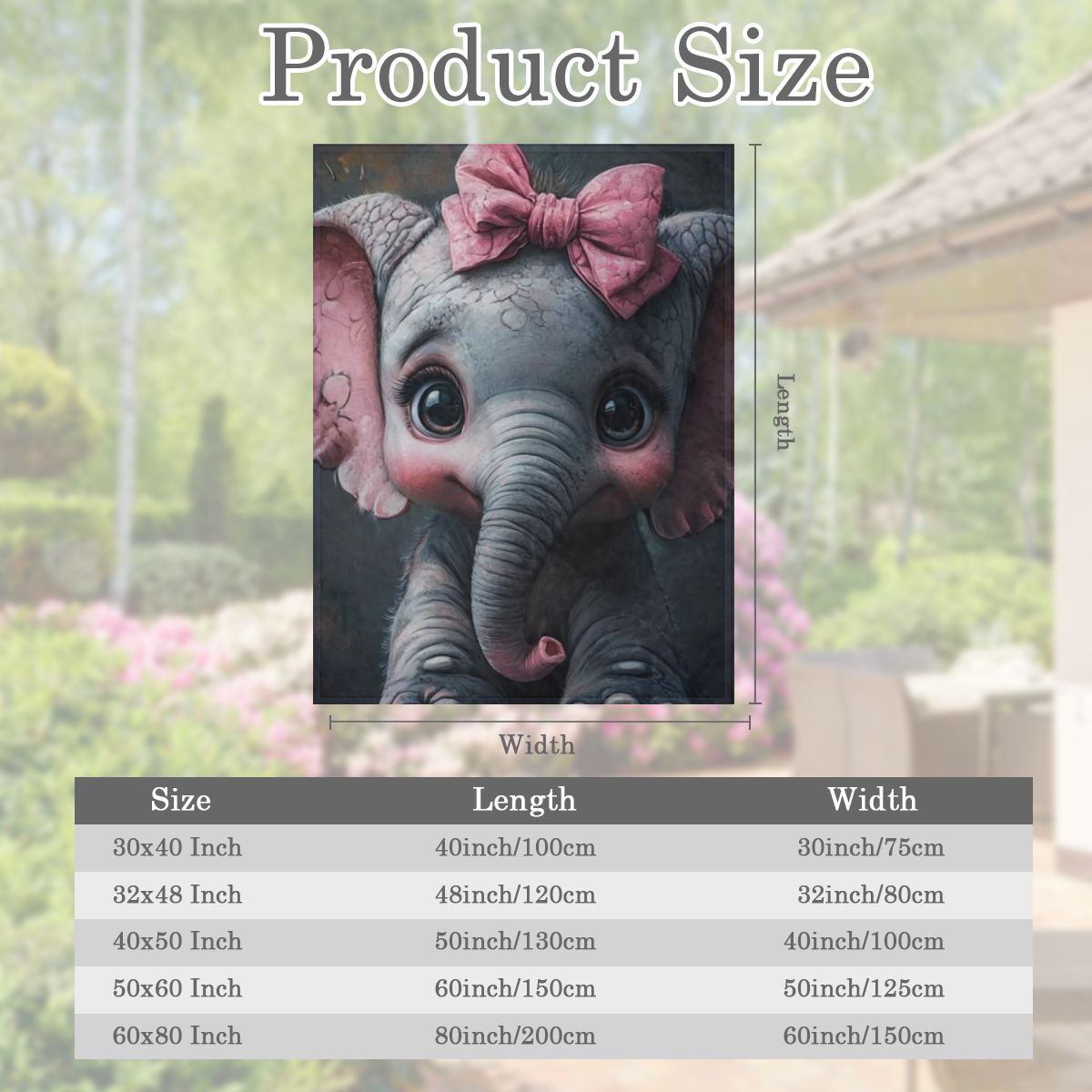 Cozy Elephant Pink Bow Print Blanket - Soft Durable Flannel for All Seasons - Perfect for Travel Camping Office Naps Home Decor
