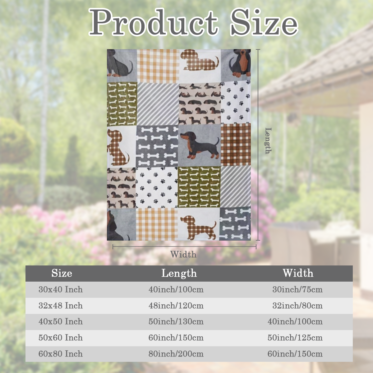A modern style dachshund printed flannel blanket, soft and lightweight, suitable for year- round use, is a pet lover gift for bed sofa chair living room decoration, animal theme digital printed polyes
