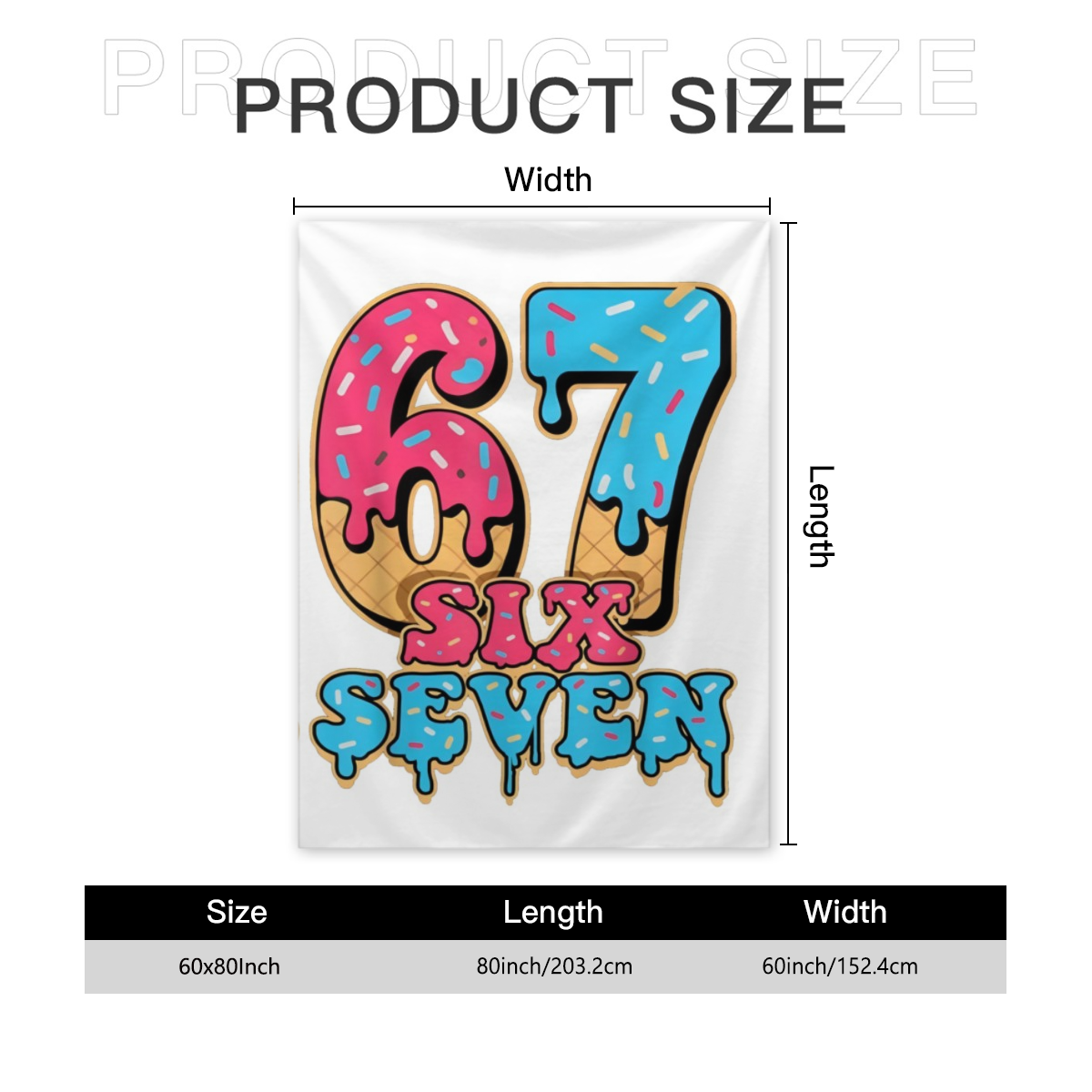 6 7 Blanket, Cute 67 Meme Blankets Bed, Funny Six Seven Chair Throw for Living Room, Christmas Ultra Soft Throws, Soft, Xmas Cozy Warm Flannel Plush Decor Gift for Bedding Couch(27.56x39.37in)