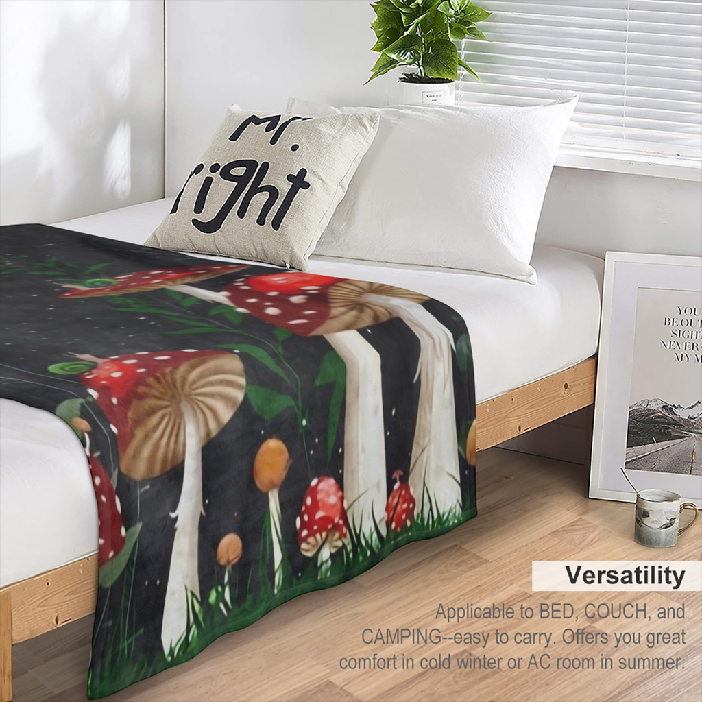 1pc Beef Texture Pattern Printed Flannel Blanket Novel Flannel Blanket Soft And Comfortable Nap Office School And Home Picnic Travel Gift Flannel Blanket