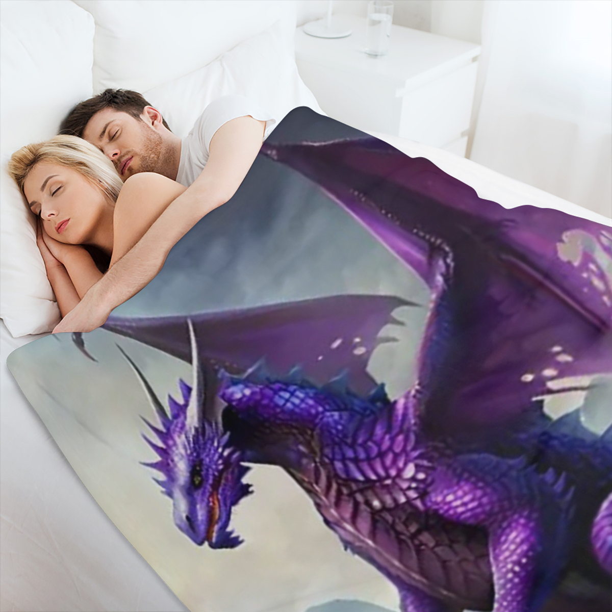 1pc Soft & Comfortable Animal Theme Printed Blanket for Outdoor Travel Camping, Contemporary Style Sofa Bed Office Home Decor, Suitable for Boys, Girls, Adults, All Seasons