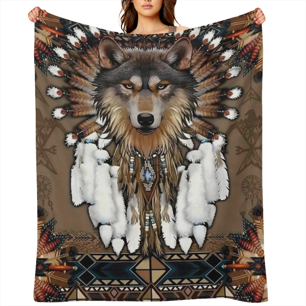 Cozy Bohemian Pattern Soft Warm 100 Polyester Machine Washable Perfect Gift for Friends Family Ideal for Napping Camping Travel and Home Decor 560