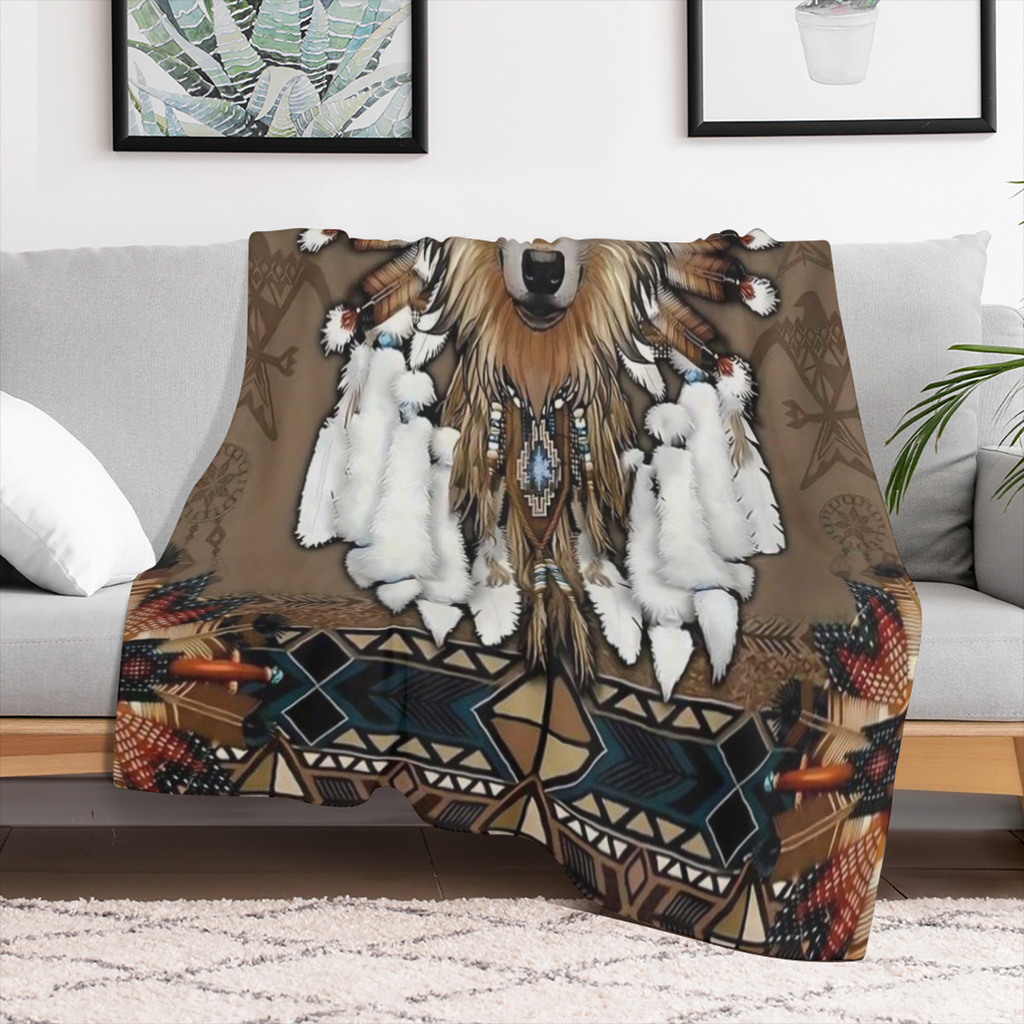 Cozy Bohemian Pattern Soft Warm 100 Polyester Machine Washable Perfect Gift for Friends Family Ideal for Napping Camping Travel and Home Decor 560