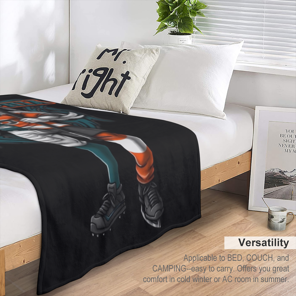 32"X48" Ultra-Soft Throw Blanket with Philadelphia Team - Cozy, All-Season Polyester Flannel for Football Fans Hand-Washable - For Everyone - Perfect Gift for Relaxation & Comfort