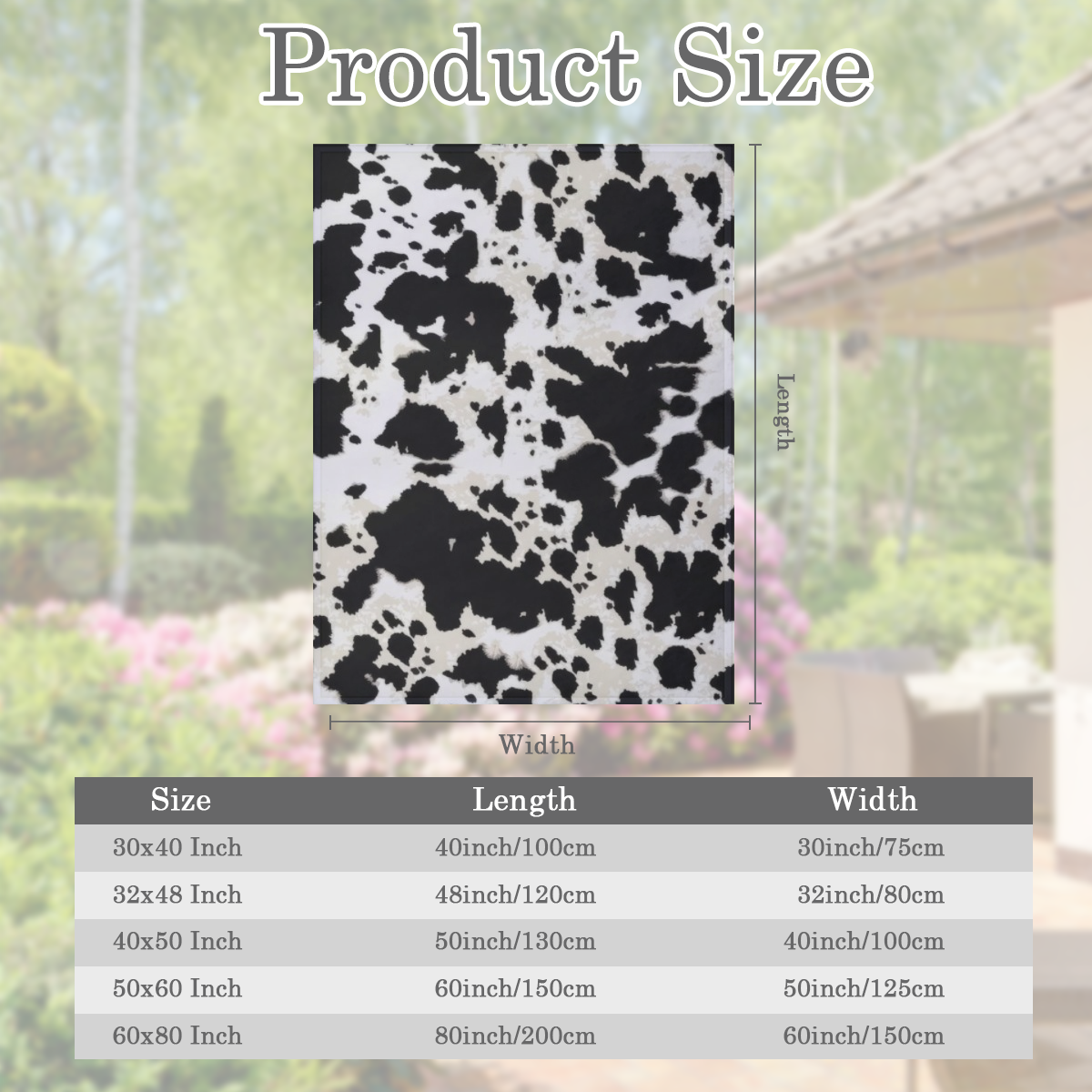 1pc Cozy Cow Print Throw Blanket - Soft, Warm, and Plush for Ultimate Comfort - Perfect for Couch, Bed, Sofa, Travelling, and Camping