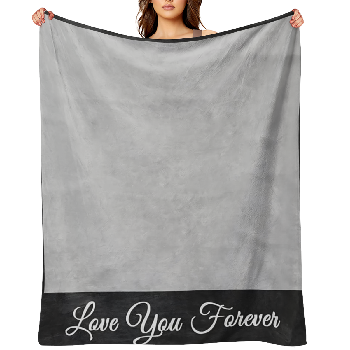 1pc Manta de Forro Polar Personalizable con Foto Personalizada, Manta Tejida Suave para Todas las Estaciones, Impresin Digital de Alta Definicin, Regalo Ideal para Nios, Hombres, Mujeres, Abuelos, Her