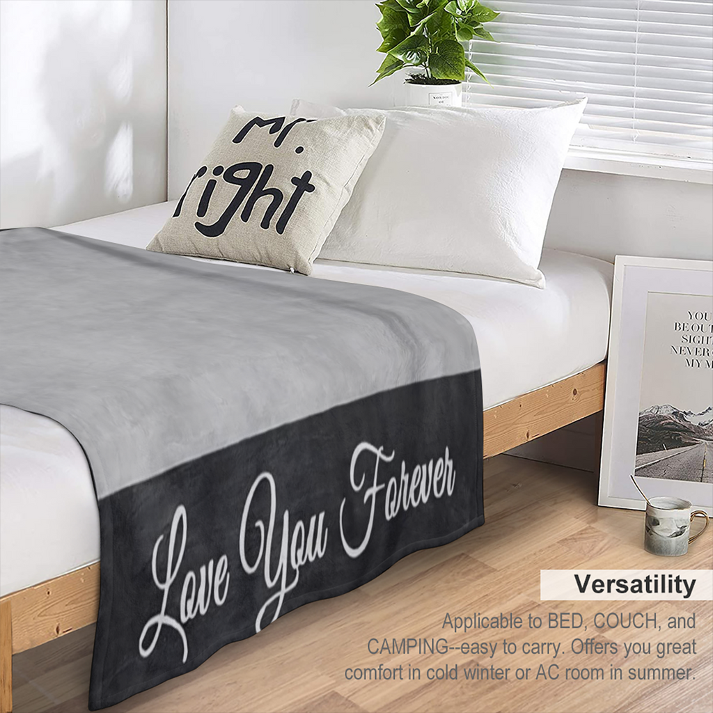 1pc Manta de Forro Polar Personalizable con Foto Personalizada, Manta Tejida Suave para Todas las Estaciones, Impresin Digital de Alta Definicin, Regalo Ideal para Nios, Hombres, Mujeres, Abuelos, Her