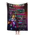 Cozy Flannel Throw Blanket For Daughter - Warm, Soft & Versatile For Couch, Bed, Travel  All-Season Comfort