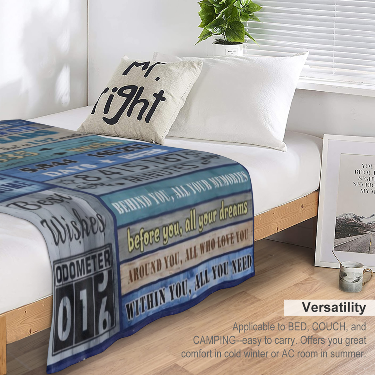 1 gift creative blanket for 16 year old Boy Girl, birthday gift for 16 year old Girl, birthday ornament for 16 year old girl Boy